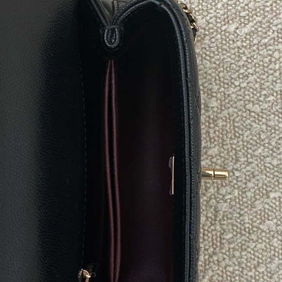 Chanel Black Quilted Grained Calfskin Mini Bag with Top Handle Gold Hardware - Picture 8 of 12